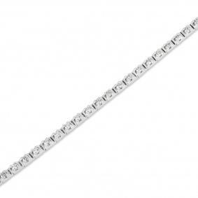 White Gold Diamond Tennis Bracelet 1.80ct TDW White Gold Diamond Tennis Bracelet 1.80ct TDW